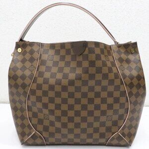 Louis Vuitton Rose Caissa Hobo Damier Ebene Handbag